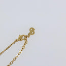 Christian Dior Necklace metal Gold Auth sw1633-7