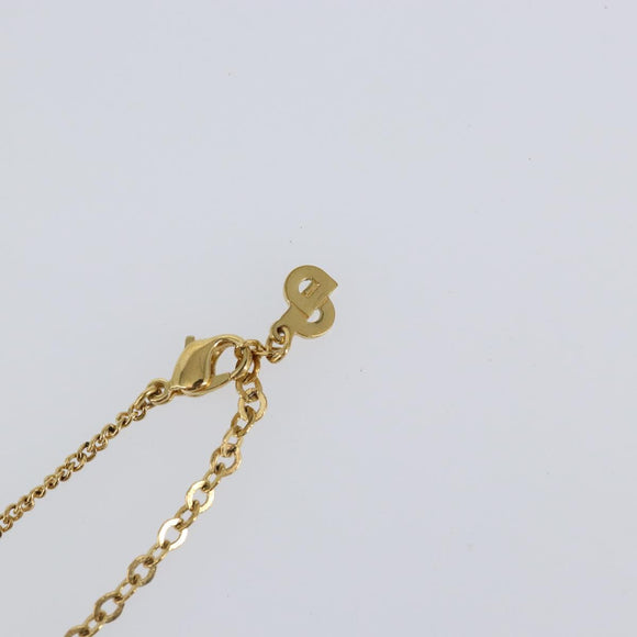 Christian Dior Necklace metal Gold Auth sw1633