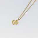 Christian Dior Necklace metal Gold Auth sw1633-9