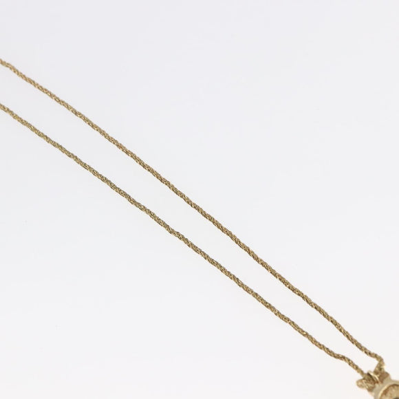 Christian Dior Necklace metal Gold Auth sw1634