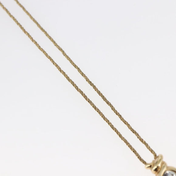 Christian Dior Necklace metal Gold Auth sw1634