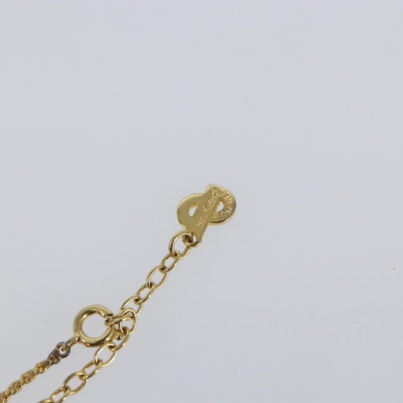 Christian Dior Necklace metal Gold Auth sw1638