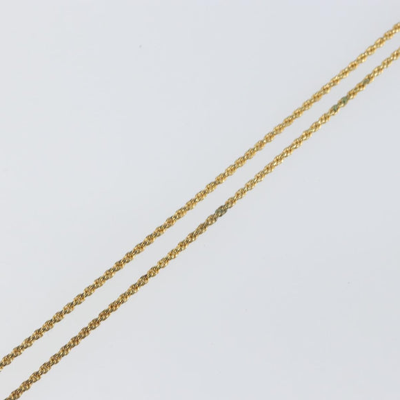 Christian Dior Necklace metal Gold Auth sw1638