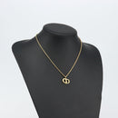 Christian Dior Necklace metal Gold Auth sw1638-19