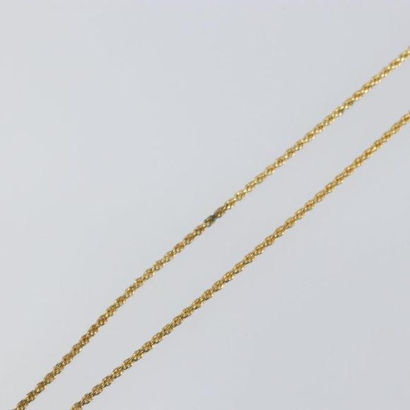 Christian Dior Necklace metal Gold Auth sw1638