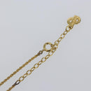 Christian Dior Necklace metal Gold Auth sw1638-9