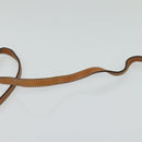 CELINE Macadam Canvas Shoulder Bag PVC Leather Brown Gold Auth sw164-8