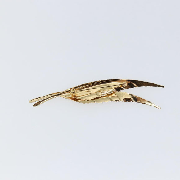 Christian Dior Brooch metal Gold Auth sw1640