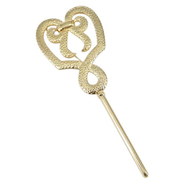 Christian Dior Brooch metal Gold Auth sw1641