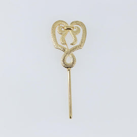 Christian Dior Brooch metal Gold Auth sw1641 - 0