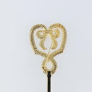 Christian Dior Brooch metal Gold Auth sw1641-6