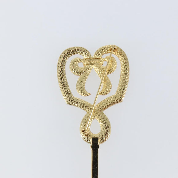 Christian Dior Brooch metal Gold Auth sw1641