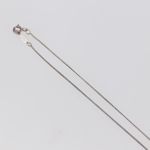 TIFFANY&Co. 18K Yellow Gold Twist Knot Necklace Ag925 Silver Auth SW1642