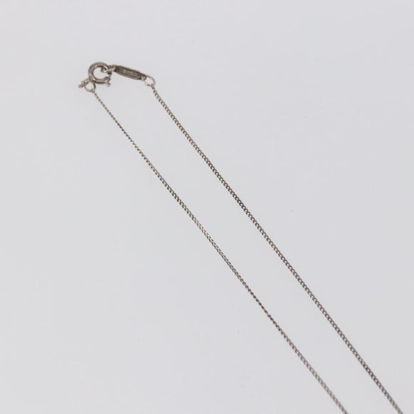 TIFFANY&Co. 18K Yellow Gold Twist Knot Necklace Ag925 Silver Auth SW1642