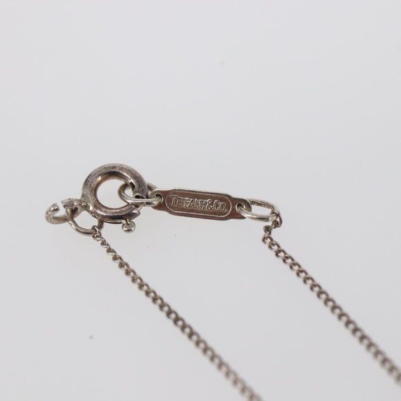 TIFFANY&Co. 18K Yellow Gold Twist Knot Necklace Ag925 Silver Auth SW1642