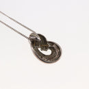 TIFFANY&Co. 18K Yellow Gold Twist Knot Necklace Ag925 Silver Auth SW1642-9