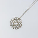 TIFFANY&Co. Crown of Hearts Medallion Necklace Ag925 Silver Auth SW1644-3