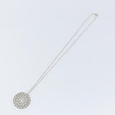 TIFFANY&Co. Crown of Hearts Medallion Necklace Ag925 Silver Auth SW1644-8