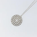 TIFFANY&Co. Crown of Hearts Medallion Necklace Ag925 Silver Auth SW1644-9