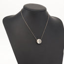 TIFFANY&Co. 1837 Concave Circle Necklace Ag925 Silver Auth SW1646-14