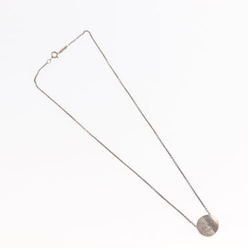 TIFFANY&Co. 1837 Concave Circle Necklace Ag925 Silver Auth SW1646 - 0