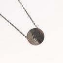 TIFFANY&Co. 1837 Concave Circle Necklace Ag925 Silver Auth SW1646-3