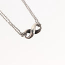 TIFFANY&Co. Infinity Necklace Ag925 Silver Auth SW1647-3