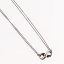 TIFFANY&Co. Infinity Necklace Ag925 Silver Auth SW1647-4