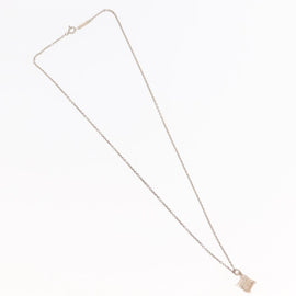 TIFFANY&Co. Atlas Cube Necklace Ag925 Silver Auth SW1649 - 0