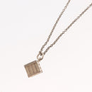TIFFANY&Co. Atlas Cube Necklace Ag925 Silver Auth SW1649-9
