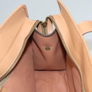 CELINE Macadam Canvas Shoulder Bag PVC Leather Brown Gold Auth sw165-20