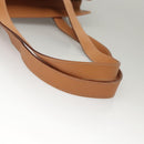 CELINE Macadam Canvas Shoulder Bag PVC Leather Brown Gold Auth sw165-8