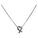 TIFFANY&Co. Loving heart Necklace Ag925 Silver Auth SW1650-1