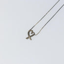 TIFFANY&Co. Loving heart Necklace Ag925 Silver Auth SW1650-3