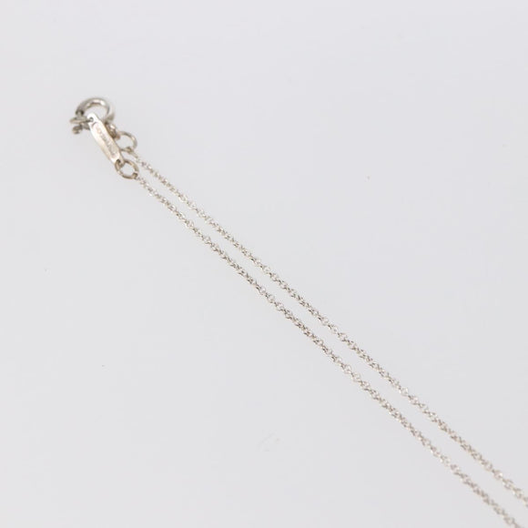 TIFFANY&Co. 18K Twist Knot Necklace Ag925 Silver Auth SW1651