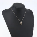 TIFFANY&Co. 18K Twist Knot Necklace Ag925 Silver Auth SW1651-14