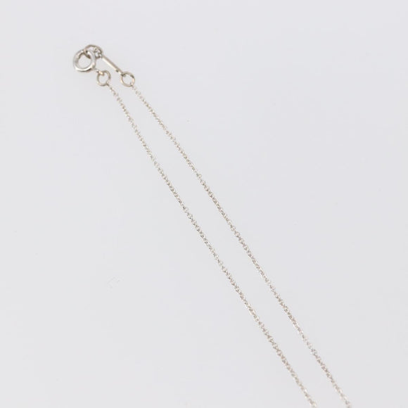 TIFFANY&Co. 18K Twist Knot Necklace Ag925 Silver Auth SW1651