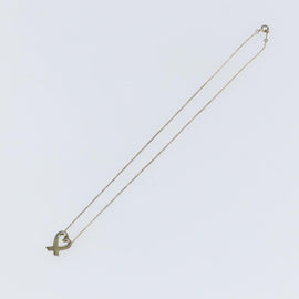 TIFFANY&Co. Loving heart Necklace Ag925 Silver Auth SW1652 - 0