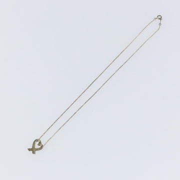 TIFFANY&Co. Loving heart Necklace Ag925 Silver Auth SW1652 - 0