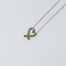 TIFFANY&Co. Loving heart Necklace Ag925 Silver Auth SW1652-3