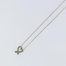 TIFFANY&Co. Loving heart Necklace Ag925 Silver Auth SW1652-4