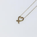 TIFFANY&Co. Loving heart Necklace Ag925 Silver Auth SW1652-9