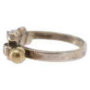 TIFFANY&Co. Love Knot Ring Ag925 K18 Silver Auth SW1656-4