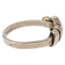 TIFFANY&Co. Love Knot Ring Ag925 K18 Silver Auth SW1656-5