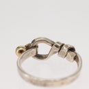 TIFFANY&Co. Love Knot Ring Ag925 K18 Silver Auth SW1656-6