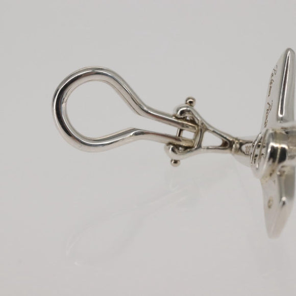 TIFFANY&Co. Kiss X Earring Ag925 Silver Auth SW1657