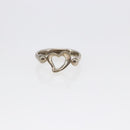TIFFANY&Co. Open Heart Ring Ag925 Silver Auth SW1658-2