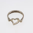 TIFFANY&Co. Open Heart Ring Ag925 Silver Auth SW1658-6