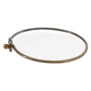 TIFFANY&Co. Bangle Hook & Eye Bracelet Ag925 K18 Silver Auth SW1659-4