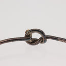 TIFFANY&Co. Bangle Hook & Eye Bracelet Ag925 K18 Silver Auth SW1659-7